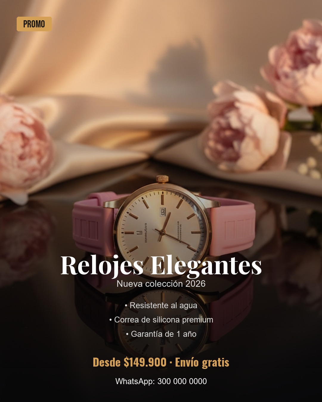 Ejemplo de infografía: Relojes Elegantes